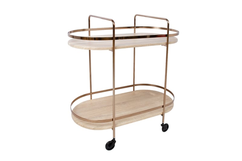 Genova Serveringsbord 80x42x80 cm Ljusbrun - Products - Möbler - Bord & matgrupp - Avlastningsbord & sidobord - Brickbord & småbord