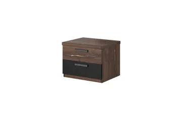 Joannie Sängbord 46 cm - Mörkbrun - Products - Möbler - Bord & matgrupp - Avlastningsbord & sidobord - Sängbord & nattduksbord