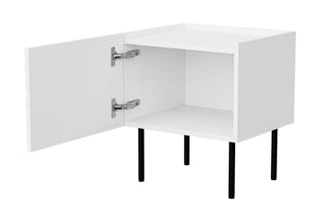 Munkedal Sängbord 47 cm - Vit - Products - Möbler - Bord & matgrupp - Avlastningsbord & sidobord - Sängbord & nattduksbord