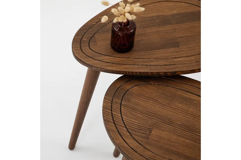 Saldus Satsbord - Valnöt - Products - Möbler - Bord & matgrupp - Avlastningsbord & sidobord - Satsbord