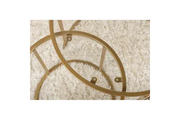 Soffbordssats Naruram Rany - Guld - Products - Möbler - Bord & matgrupp - Avlastningsbord & sidobord - Satsbord