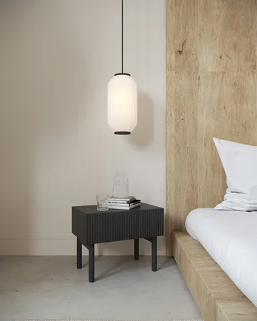 Takayo Sängbord 50 cm - Svart - Products - Möbler - Bord & matgrupp - Avlastningsbord & sidobord - Sängbord & nattduksbord