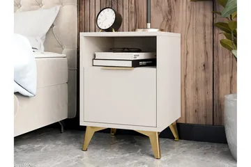 Vemdalen Sängbord 44 cm - Sand beige - Products - Möbler - Bord & matgrupp - Avlastningsbord & sidobord - Sängbord & nattduksbord