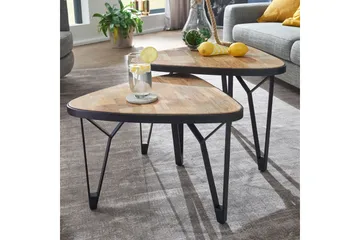 Willowdale Satsbord 60 cm Trekantig - Brun/Svart - Products - Möbler - Bord & matgrupp - Avlastningsbord & sidobord - Satsbord