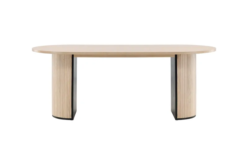Bianca Matbord 200 cm Ovalt - Beige - Products - Möbler - Bord & matgrupp - Matbord & köksbord