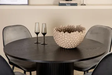 Bianca runt matbord med 4st Emma matstol - Products - Möbler - Bord & matgrupp - Matgrupp