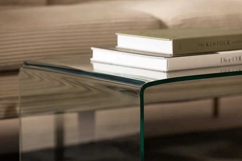 Bonisiolo Rektangulärt Soffbord i glas 110 cm - Transparent - Products - Möbler - Bord & matgrupp - Soffbord