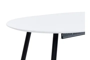 Castellana Matbord Förlängningsbart 120-160x80 cm - Vit/Svart - Products - Möbler - Bord & matgrupp - Matbord & köksbord