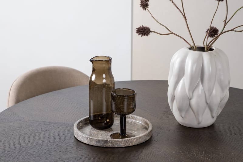 Copenhagen Matgrupp 115 cm Rund med 4 Velvet stolar - Beige - Products - Möbler - Bord & matgrupp - Matgrupp