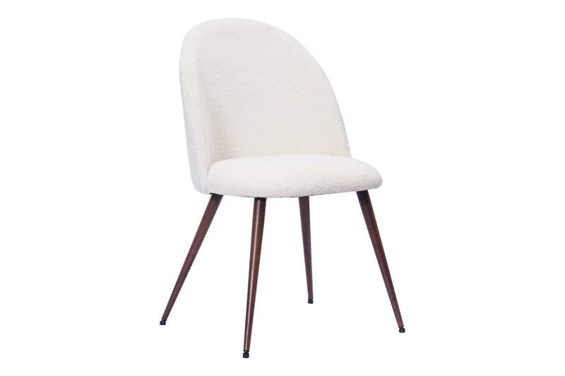 Dano Matbord 180 cm med 4 Nibe Plus Matstolar - Vit/Brun - Products - Möbler - Bord & matgrupp - Matgrupp