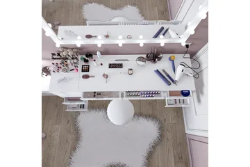 Durusu Sminkbord 200 cm - Mattvit - Products - Möbler - Bord & matgrupp - Sminkbord & toalettbord