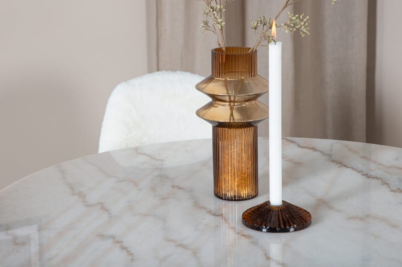 Estelle Matgrupp 106 cm Rund med 4 Polar stolar - Svart - Products - Möbler - Bord & matgrupp - Matgrupp