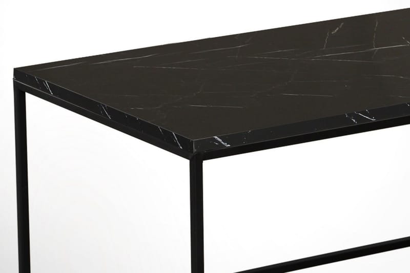 Falan Soffbord 95 cm Marmormönster - Svart - Products - Möbler - Bord & matgrupp - Soffbord