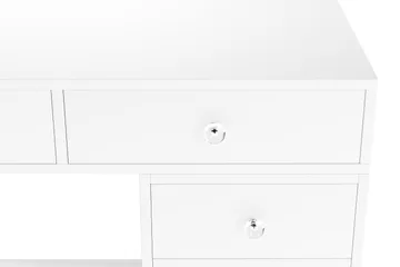 Glow Stort sminkbord utan spegel - Förvaring med lådor 120 cm - Vit - Products - Möbler - Bord & matgrupp - Sminkbord & toalettbord