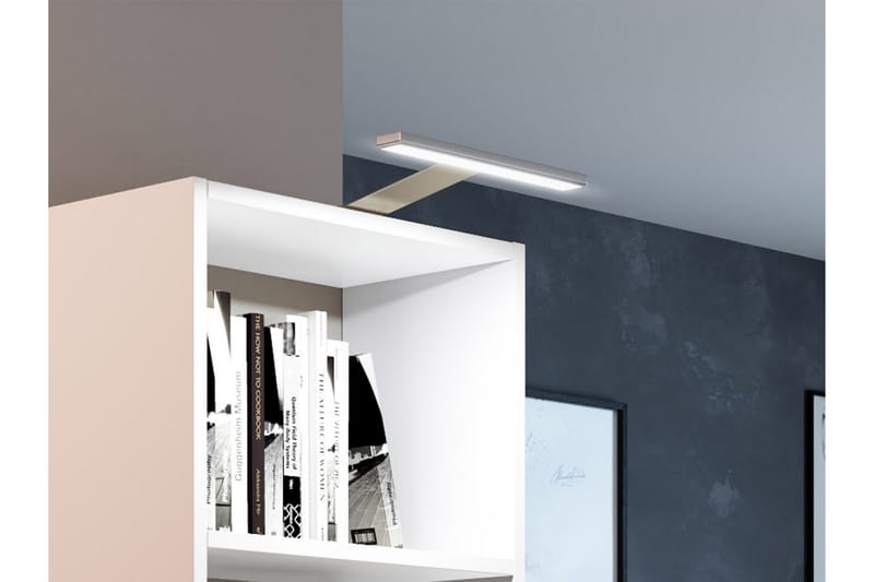 Gdeide Skrivbord 125 cm med Förvaring Hylla - Ekfärg/Beige - Products - Möbler - Bord & matgrupp - Kontorsbord - Datorbord