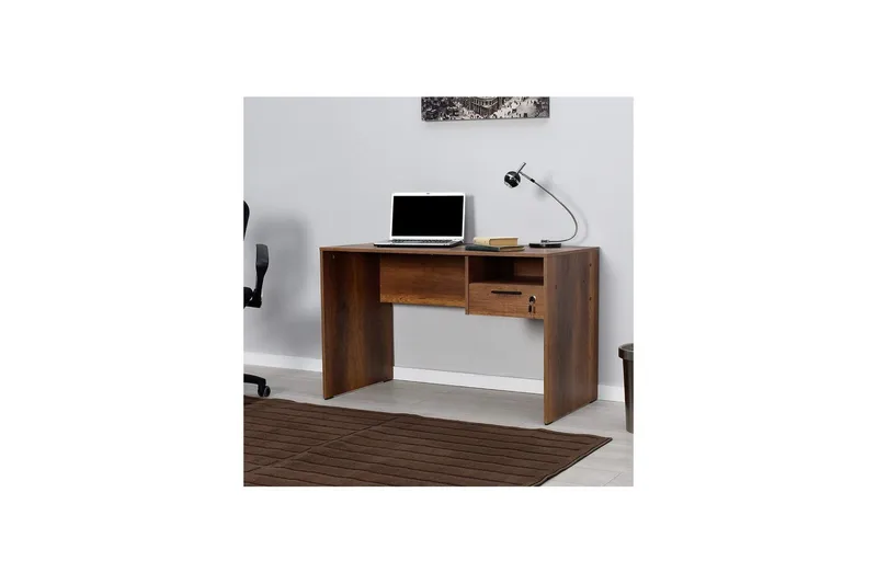 Skrivbord Matulca Valnöt - Valnöt - Products - Möbler - Bord & matgrupp - Kontorsbord - Datorbord