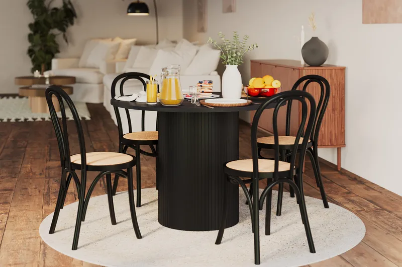 Kopparbo Matbord 106 cm - Svart trä - Products - Möbler - Bord & matgrupp - Matbord & köksbord