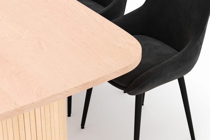 Kopparbo Matgrupp 200x90cm med 6 Alsarp Matstolar - Natural - Products - Möbler - Bord & matgrupp - Matgrupp