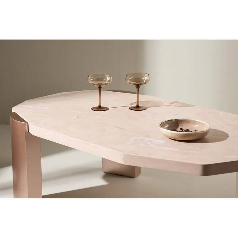 Kres Soffbord 125 cm - Rosa - Products - Möbler - Bord & matgrupp - Soffbord