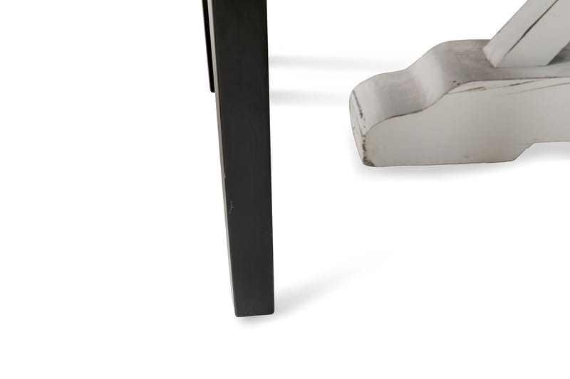 Lyon Matgrupp 150 cm Rund med 6 Tuva Fåtölj - Vintage Alm/Vit/Svart PU - Products - Möbler - Bord & matgrupp - Matgrupp