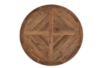 Lyon Runt Matbord 150 cm - Vintage / Natur / Vit / Trä - Products - Möbler - Bord & matgrupp - Matbord & köksbord