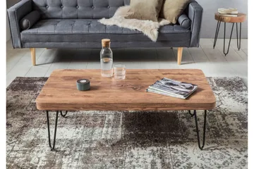 Mayotte Soffbord 115 cm - Akacia/Svart - Products - Möbler - Bord & matgrupp - Soffbord