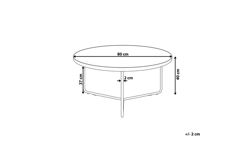 Melody L Soffbord 80 cm - Trä/Natur - Products - Möbler - Bord & matgrupp - Soffbord