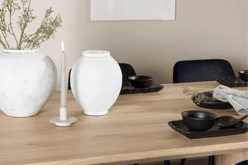 Olivia Matgrupp 210 cm Rektangulär med 6 Night stolar - Whitewash/Svart - Products - Möbler - Bord & matgrupp - Matgrupp