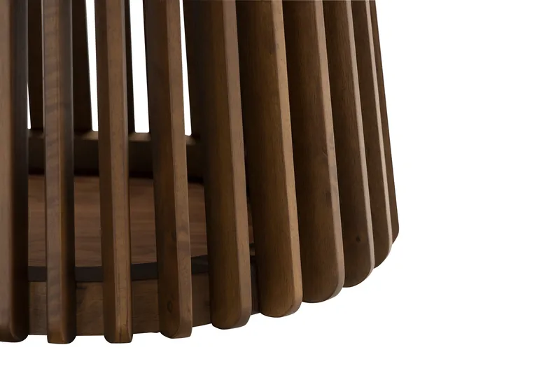 Peyra Ovalt Matbord 200 cm för 6 personer Köksbord Massiv Valnöt - Mörkbrunt / Trä - Products - Möbler - Bord & matgrupp - Matbord & köksbord