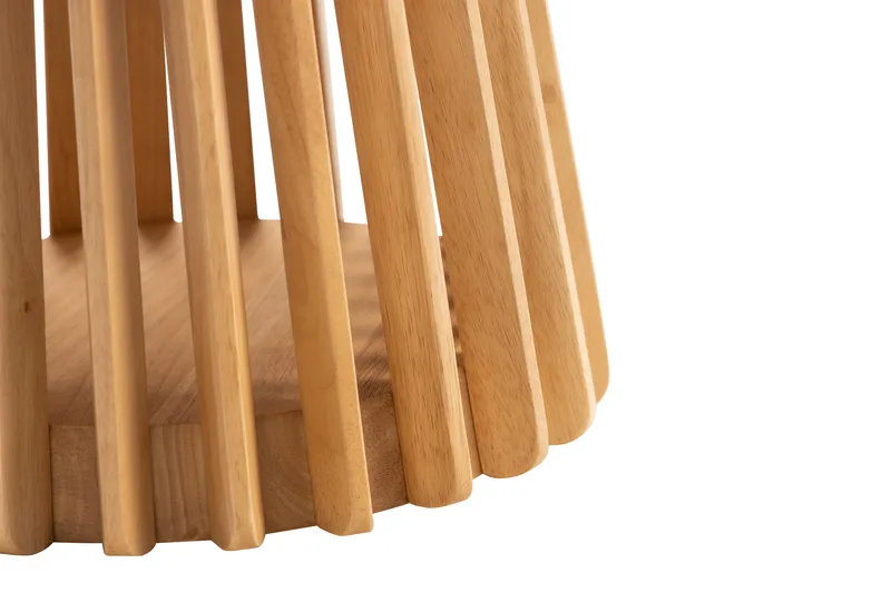 Peyra Soffbord  60 cm Runt Ek - Natur - Products - Möbler - Bord & matgrupp - Soffbord