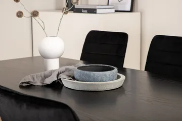 Piazza Matgrupp 180 cm Rektangulär med 6 Windu stolar - Svart - Products - Möbler - Bord & matgrupp - Matgrupp