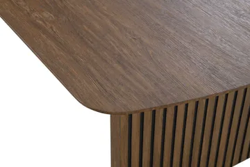 Richeto Matbord Rökt Ek 210 cm - Brun / Ribbad - Products - Möbler - Bord & matgrupp - Matbord & köksbord