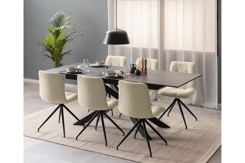 Salupa Matbord 210x90 cm - Svart - Products - Möbler - Bord & matgrupp - Matbord & köksbord