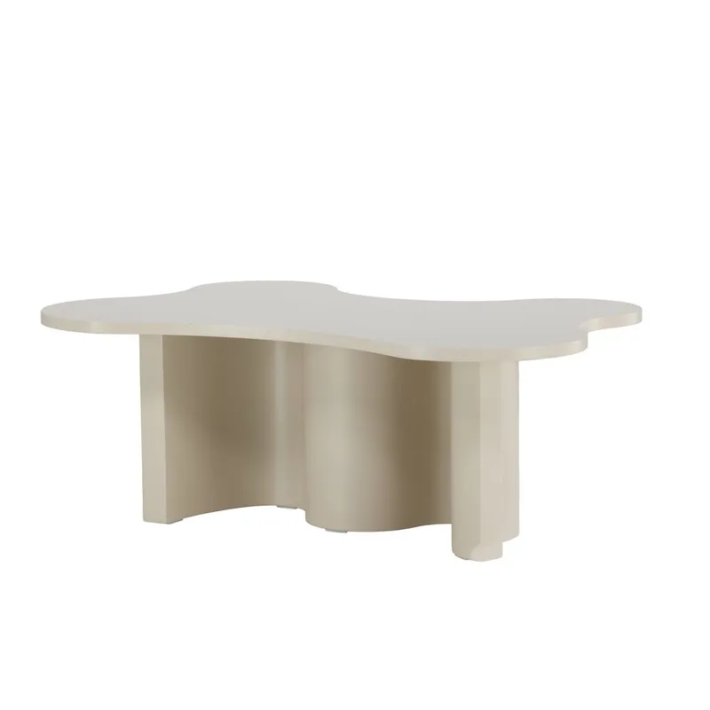 Soffbord Flow, Beige