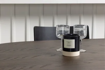 Stone Matgrupp + 4 Montros stolar Oval - Svart/Mocca - Products - Möbler - Bord & matgrupp - Matgrupp