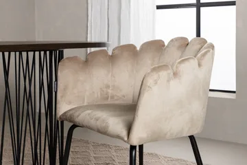 Stone Matgrupp 220 cm Oval med 4 Limhamn stolar - Beige - Products - Möbler - Bord & matgrupp - Matgrupp