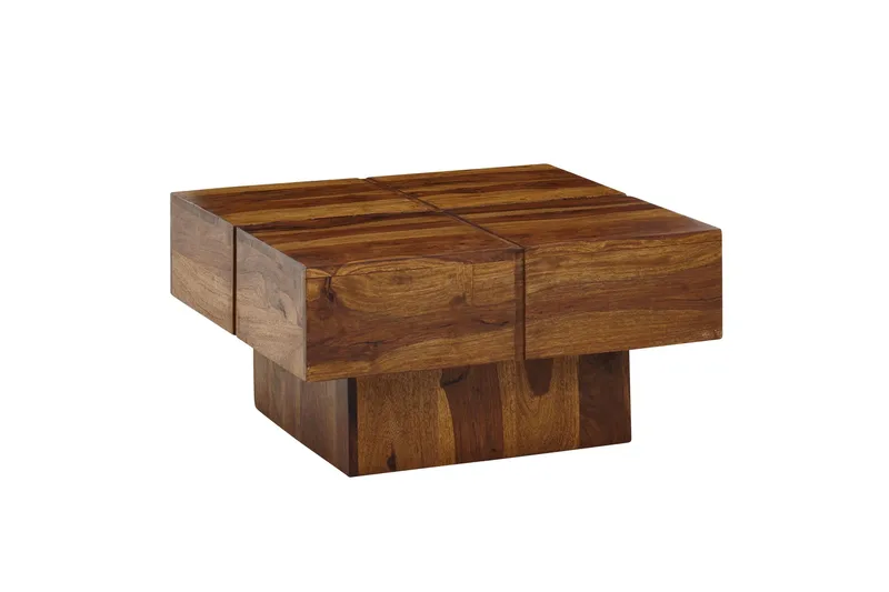 Wilhem Soffbord 58 cm Fyrkantig, Natur