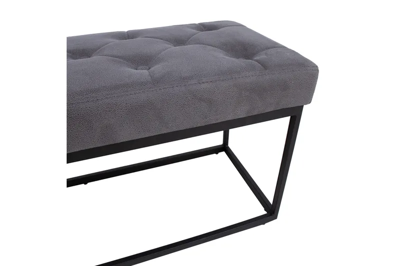 Brigite Bänk 100x35x47 cm Grå - Products - Möbler - Hallmöbler - Hallbänk