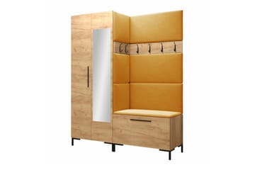 Dunvegan Hallmöbelset 158x46 cm Brown - Products - Möbler - Hallmöbler - Möbelset för hall & entre