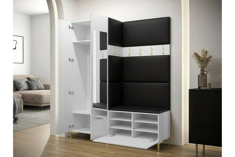 Dunvegan Hallmöbelset 158x46 cm White - Products - Möbler - Hallmöbler - Möbelset för hall & entre
