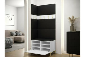 Dunvegan Hallmöbelset 84x46 cm - Vit - Products - Möbler - Hallmöbler - Möbelset för hall & entre