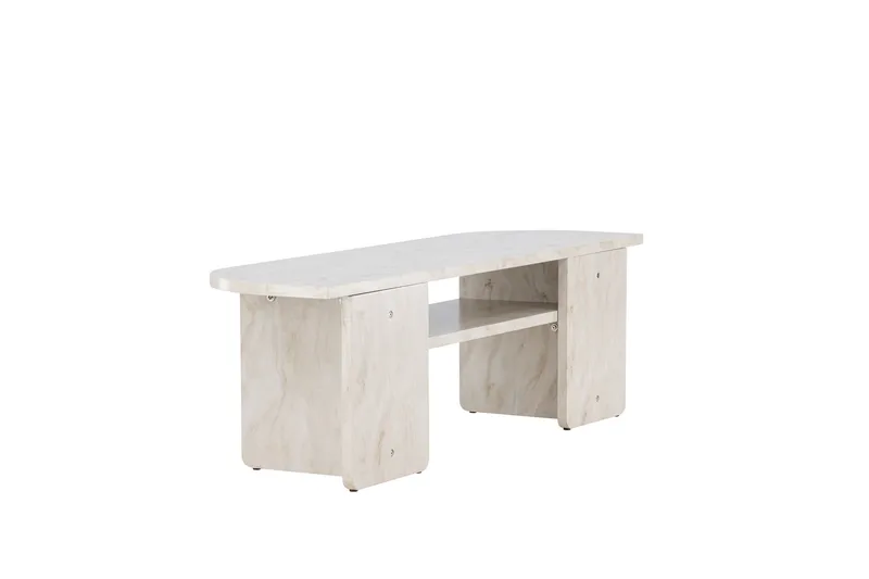 Ålesund Travertin Tv-bänk 140x40 cm - Beige - Products - Möbler - TV- & Mediamöbler - TV bänk & mediabänk