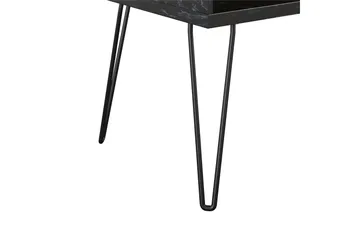 Athena Tv-bänk 107x50 cm Svart/Marmormönster - Novogratz - Products - Möbler - TV- & Mediamöbler - TV bänk & mediabänk