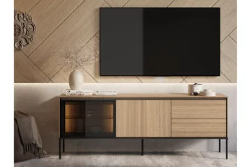 Basici Tv-bänk 167x41 cm - Brun - Products - Möbler - TV- & Mediamöbler - TV bänk & mediabänk