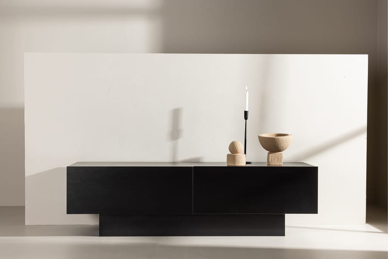 Cuenca Tv-bänk 160x47 cm - Svart - Products - Möbler - TV- & Mediamöbler - TV bänk & mediabänk