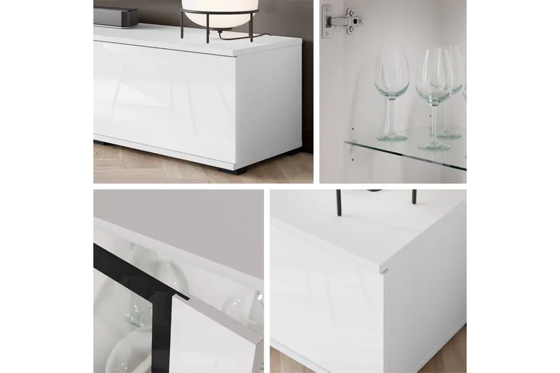 Gamal Tv-möbelset - Vit - Products - Möbler - TV- & Mediamöbler - TV-möbelset