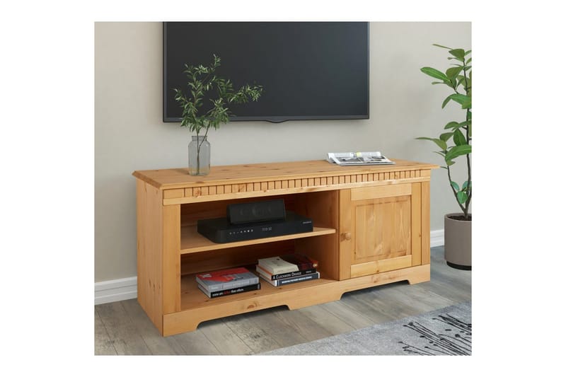 Lowboard Lisa Betsad/Vax - Betsad/Vax - Products - Möbler - TV- & Mediamöbler - TV bänk & mediabänk