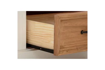 Lowboard Selma Vit/Fläck/Vax - Vit/Fläck/Vax - Products - Möbler - TV- & Mediamöbler - TV bänk & mediabänk