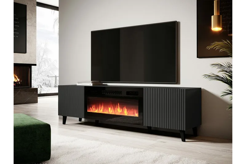 Strontian Tv-skåp 181 cm Scandinavian Choice Anthracite - Products - Möbler - TV- & Mediamöbler - TV-skåp