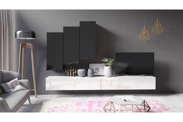 Tessan Tv-möbelset - Svart/Vit - Products - Möbler - TV- & Mediamöbler - TV-möbelset